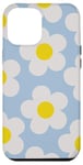 iPhone 12 Pro Max Light Blue Baby Blue Daisy Flower Aesthetic Daisies Floral Case