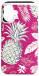 Coque pour iPhone 16 Festive Tropical Ananas Coque de téléphone Motif Noël