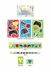 5 Piece Gamer Stationery Set