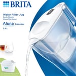 Carafe filtrante Brita Aluna Calendar 2 mois Maxtra Pro Blanc