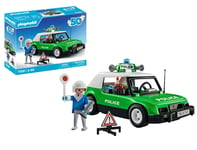 Playmobil 71591 Classic Police Car Anniversary Set, exciting rides with the icon