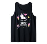 Bye-Bye Tonsils, Hello Ice Cream – Women & Girls Unicorn Tank Top