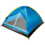 AKTIVE Tente Dome 4 Personnes 210 x 240 x 130 cm Mixte, Bleu