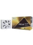 Seasonic FOCUS GX-1000 White (2024) Strømforsyning (PSU) - 1000 Watt - 135 mm - ATX 3.1 - 80 Plus Gold sertifisert