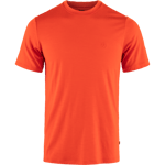 Fjällräven Men's Abisko Wool Short Sleeve Flame Orange, S