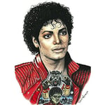Wee Blue Coo Wayne Maguire Tattooed Thriller Michael Jackson Inked Ikon Canvas Art Print