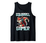 PC Squirrel Gamer Keyboard Video Computer Gaming Lovers Tank Top