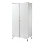 Armoire Enfant 2 Portes Billy 200cm Blanc