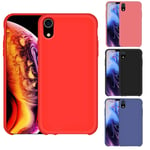 Soft Liquid Silicone Shockproof Matte Back Case Phone Cover For Apple Iphone X