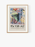 EAST END PRINTS Your Local Ross 'New York Jazz' Framed Print