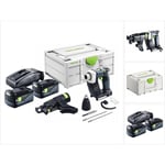 Duradrive dwc 18-2500 Basic Visseuse de chantier sans fil 18 v 18 Nm Brushless + 2x batterie 5,0 Ah + chargeur + Systainer - Festool