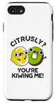 Coque pour iPhone SE (2020) / 7 / 8 Petit jeu de mots amusant aux fruits Citrusly You're Kiwiing Me