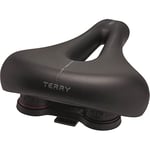 TERRY Anatomica Flex Gel Selle de vélo pour Femme, Noire, Taille Unique