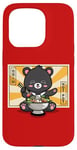 Coque pour iPhone 15 Pro Kawaii Hot Pot Bear Taiwan Travel