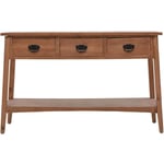 Doc&et² - Table console bois de sapin massif 126 x 40 x 77,5 cm Marron