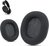 Coussinets de rechange pour Steelseries Arctis 3/5/7/9,G Pro X Wirelss,grands coussinets ovales,noir