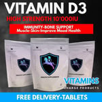 Vitamin D3 10'000iu High Strength 120 Tablets Vitamin D 10,000iu Vit d3