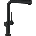 hansgrohe Talis M54 Kitchen Tap 270, single spray mode, matt black, 72840670