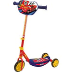 Smoby - Cars - Patinette 3 Roues - Trottinette Enfant - Roues Silencieuses - 750114 Rouge