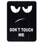 OnePlus Pad / Oppo Pad 2 Kunstskinn Flip Deksel m. Tri-fold Stativ & Vekkefunksjon - "Don't Touch Me"