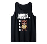 Rizz Bear Mom's Little Rizzly Bear Funny Rizz Saying Tank Top