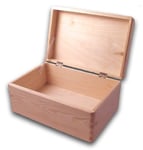 HomeDecoArt 6 x Wooden Containers/Toy Box with Handles/DIY Tools/Toy Storage Box 30x 20x 14cm