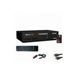 Pack Récepteur tv Satellite Full hd Thomson THS806 + Carte d'accès tntsat + Câble hdmi + Câble 12V - Noir