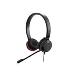 Jabra Evolve 30 II Headset Huvudband 3,5 mm kontakt Svart