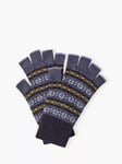 Brora Folk Cashmere Fingerless Gloves