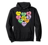 Funny Candy Heart Anti Valentine's Day Sarcastic Love Joke Pullover Hoodie