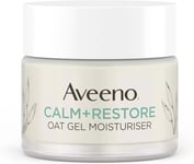 Aveeno Face Calm+Restore Oat Gel Moisturiser (1X 50Ml), Instant Face Moisturiser