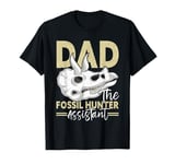 Dad The Fossil Hunter Assistant Father's Day Fossil Hunting T-Shirt