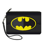 Buckle-Down Portefeuille à Fermeture éclair pour Femme Batman Petit, Multicolore, 16,5 x 8,9 cm