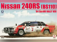 Nissan 240RS (BS110) 84 Safari Rally - échelle 1/24 - BEEMAX B24014