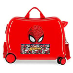 Marvel Spiderman Comic Valise pour enfant Rouge 50 x 38 x 20 cm Rigide 0 Fermeture à combinaison latérale 38 L 3 kg 4 bagages à main