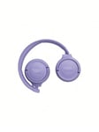 JBL TUNE520BT Bluetooth-kuulokkeet - Langattomat melua vaimentavat kuulokkeet 57 tunnin akunkestolla, Bluetooth 5.3, violetti-valkoinen