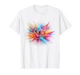 Happy Holi Festival Color Mandala India Hindu Spring Family T-Shirt