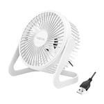 Logilink Ventilateur de bureau USB 6" 40dB - Blanc - 2 niveaux