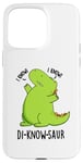 Coque pour iPhone 15 Pro Max Jeu de mots drôle de dinosaure Di-know-saur