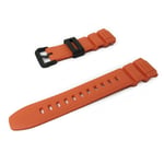 Genuine Casio Watch Strap Orange and Black 10526077 for MCW-100H-4AV