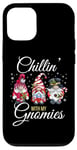 Coque pour iPhone 12/12 Pro Nains de Noël amusants Chillin' With My Gnomies