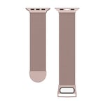 FVKOOG Bracelet de rechange en acier inoxydable rose rose - Compatible avec Apple Watch Band - 38 mm, 40 mm, 41 mm - Bracelet en maille magnétique - Taille S