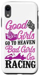 iPhone XR Go Kart Racing Girl Female Vintage Good Girls Go To Heaven Case