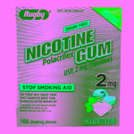 Nicotine Gum 2mg Coated Fruit 100 Chews By Rugby