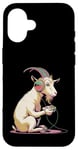 iPhone 16 Goat Stuffed Animal Goat Costume Kids Headphones Video Game Case