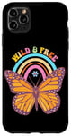 iPhone 11 Pro Max Wild & Free Butterfly Rainbow Retro Vibes Case