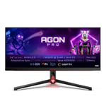 AOC AGON AG344UXM - 34 Inch QHD Gaming monitor, 170Hz, IPS, 1ms GTG, Mini LED, HDR1000 Height adjust, Speakers, FreeSync Premium, HDR1000 (2560x1440 @ 170Hz, HDMI 2.1 / DP 1.4 / USB-C 3.2), Black