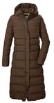 G.I.G.A. DX 41853-000 GW 19 WMN QLTD CT Manteau d'hiver matelassé à capuche pour femme Marron foncé 34