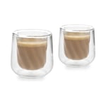 Double-Walled Cortado Coffee Insulated Glasses Set of 2 La Cafetière Siena