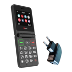 TTfone TT660 EU Flip Mobile Phone for Seniors - Big Buttons, Emergency Assistanc